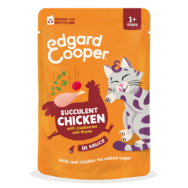 6 x Edgard & Cooper Kip in Saus 85 gram | Natvoer Pouch
