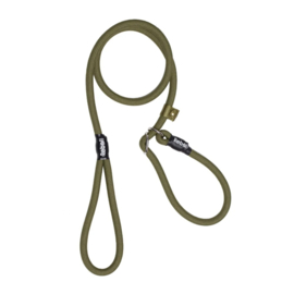 Rebel Petz Training Leash Olijfgroen 140 cm.