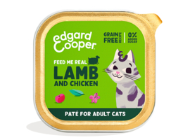 6 x Edgard & Cooper Adult Lam & Kip Pate 85 gram | Natvoer Kuipje