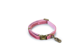 Kattenhalsband Velura Roze