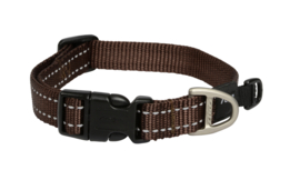 Rogz 4 Dogz Nylon Halsband Bruin