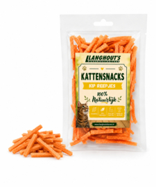 Langhout's Kattensnacks Kipreepjes | Zachte Kattensnack met Kip