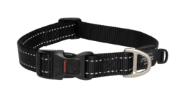 Rogz 4 Dogz Nylon Halsband Zwart