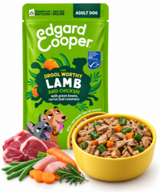 8 x Edgard & Cooper Lam en Kip 150g | Natvoer Hond