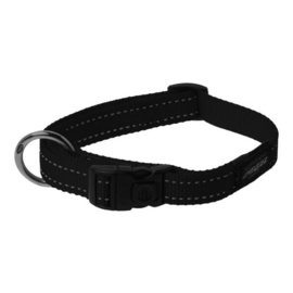 Rogz 4 Dogz Nylon Halsband Zwart