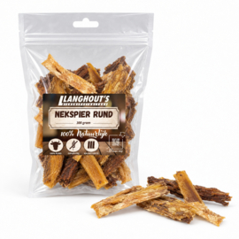 Nekspier Rundvlees 300 gram | Langhouts Hondensnacks