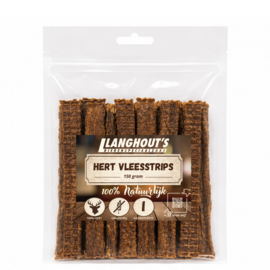 Hert Vleesstrips 150 gram | Hypoallergene Hondensnack
