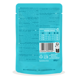 6 x Edgard & Cooper Tonijn & Kip in Saus 85 gram | Natvoer Pouch