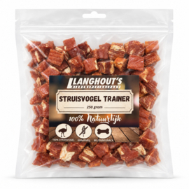 Struisvogel Cubes Beloningsnack 250 gram.