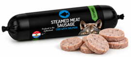 Carnis houdbare worst kabeljauw zalm 400 gram.