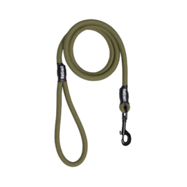 Rebel Petz Basic Leash OlijfGroen 140 cm.