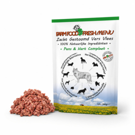 Farm Food fresh menu pens en hart 300 gram.