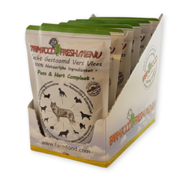 Farm Food fresh menu pens en hart 300 gram.