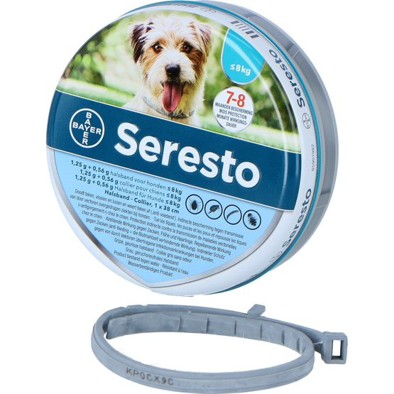 Heel jeans Versterker Bayer Seresto Band Hond tot 8 kg. | Vlooien bestrijdingsmiddel | Langhout's  Dierenspeciaalzaak