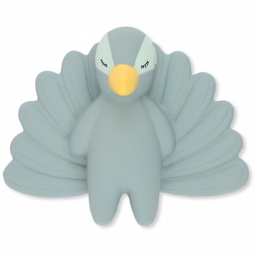 Babyspeeltjes | Kind zo blij Mijn Eerste Natuurlijke Rubber Grijze Duif Baby Speelgoed