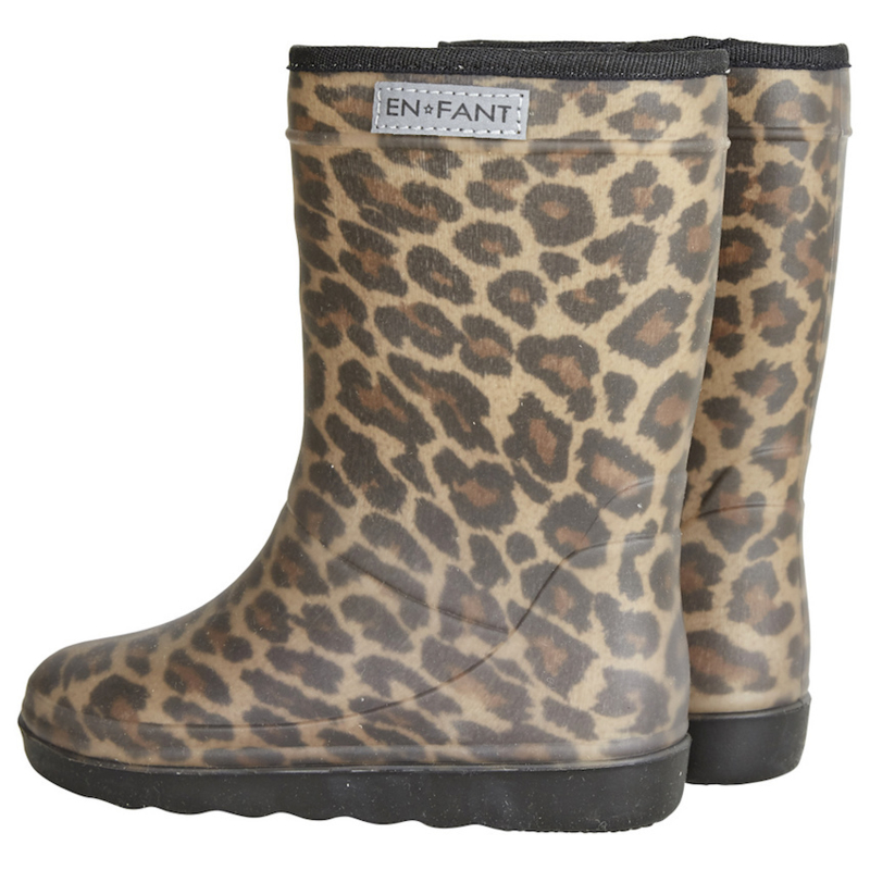 Enfant kinderlaarzen | Kind zo blij EnFant thermo boots black wol gevoerde laarzen regenlaarzen