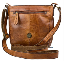 Hillburry schoudertas Sparrow cognac