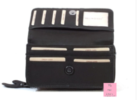 Hillburry  Clutch /portemonnee zwart