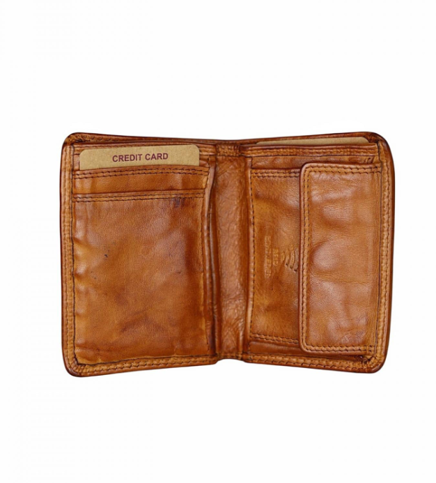 Hillburry portemonnee cognac
