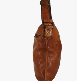 Hill-burry shopper gewassen leer bruin