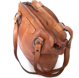Hillburry rugtas/ schoudertas  cross cognac gewassen leer