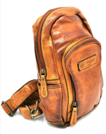 Hillburry crossbody slingbag gewassen leer