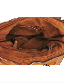 Hillburry schoudertas Sparrow cognac
