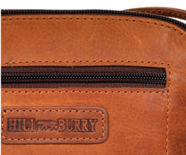 Hillburry klein schoudertasje cognac