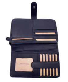 Clutch /portemonnee /schoudertas Hillburry glade zwart