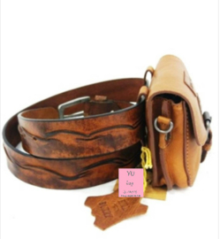 Schoudertasje /Riemtasje  Hillburry cognac