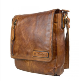 Hillburry schoudertas Sparrow cognac
