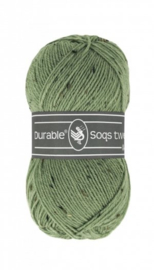 Durable Soqs Tweed - 50 g - 424 Saxon green