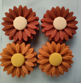 Naaldenbeschermers - margrietjes bruin