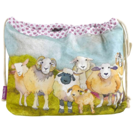Felted Sheep - tas met trekkoord