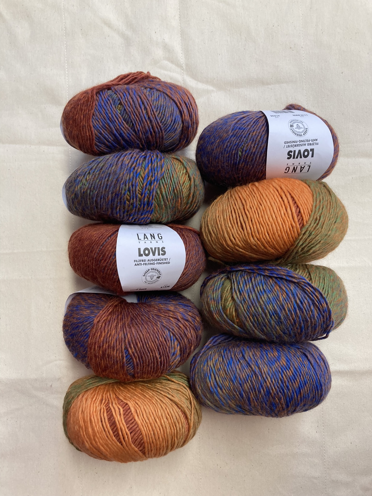 9 x Lovis, kleur 8