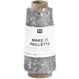 Rico Make it Paillette - 10 Grijs