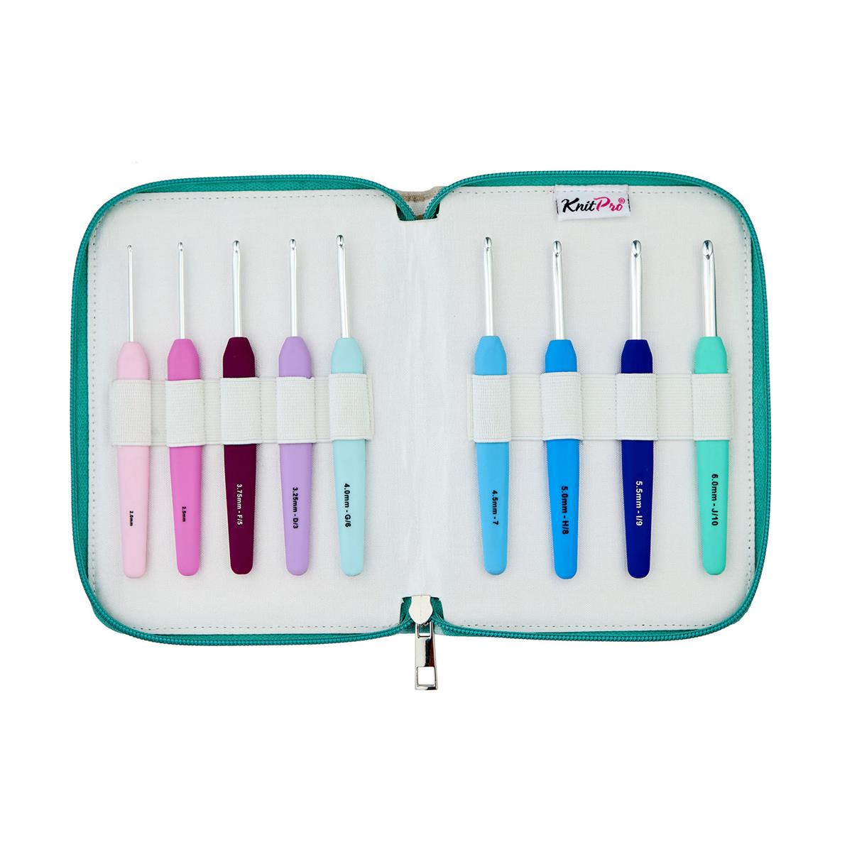 Knit Pro Waves De Luxe haaknaaldenset