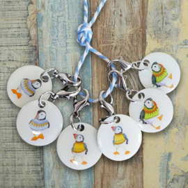 Stekenmarkeerder - Woolly Puffins (Haak)