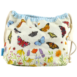 Vlinders - tas met trekkoord