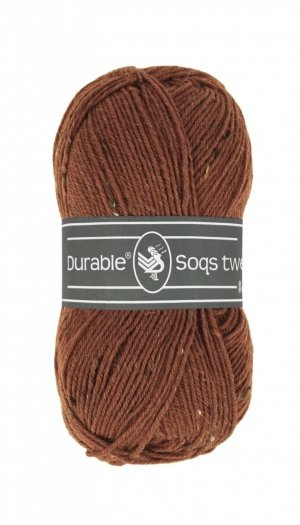 Durable Soqs Tweed - 50 g - 417 Bombay Brown