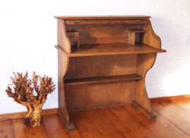 Antiek eiken houten rolluikbureau, rolbureau / secretaire