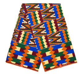 215 Afrikaanse stof | Kente Ghana - African Ankara Wax Print | Polycotton | prijs / yard