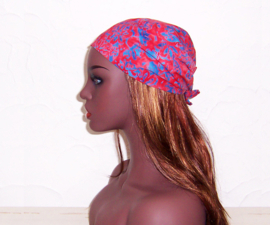 BANDANA BATIK #6 exotische hoofddoek / zakdoek 100% katoen