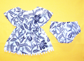 Dashiki set BABY GIRL GRACE | jurkje + luierbroekje | Afrikaanse Wax Print | maat 62/68 = 3-6 mnd