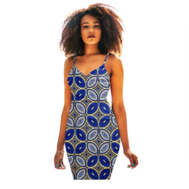 413 Afrikaanse stof | African Wax Print premium cotton  | prijs / yard