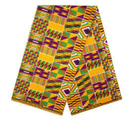 343 Afrikaanse stof | Kente Ghana - African Ankara Wax Print | Polycotton | prijs / yard