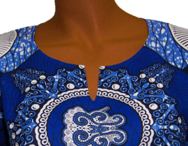 Afrikaans dashiki shirt DEMBE | african wax print | maat 4XL/5XL