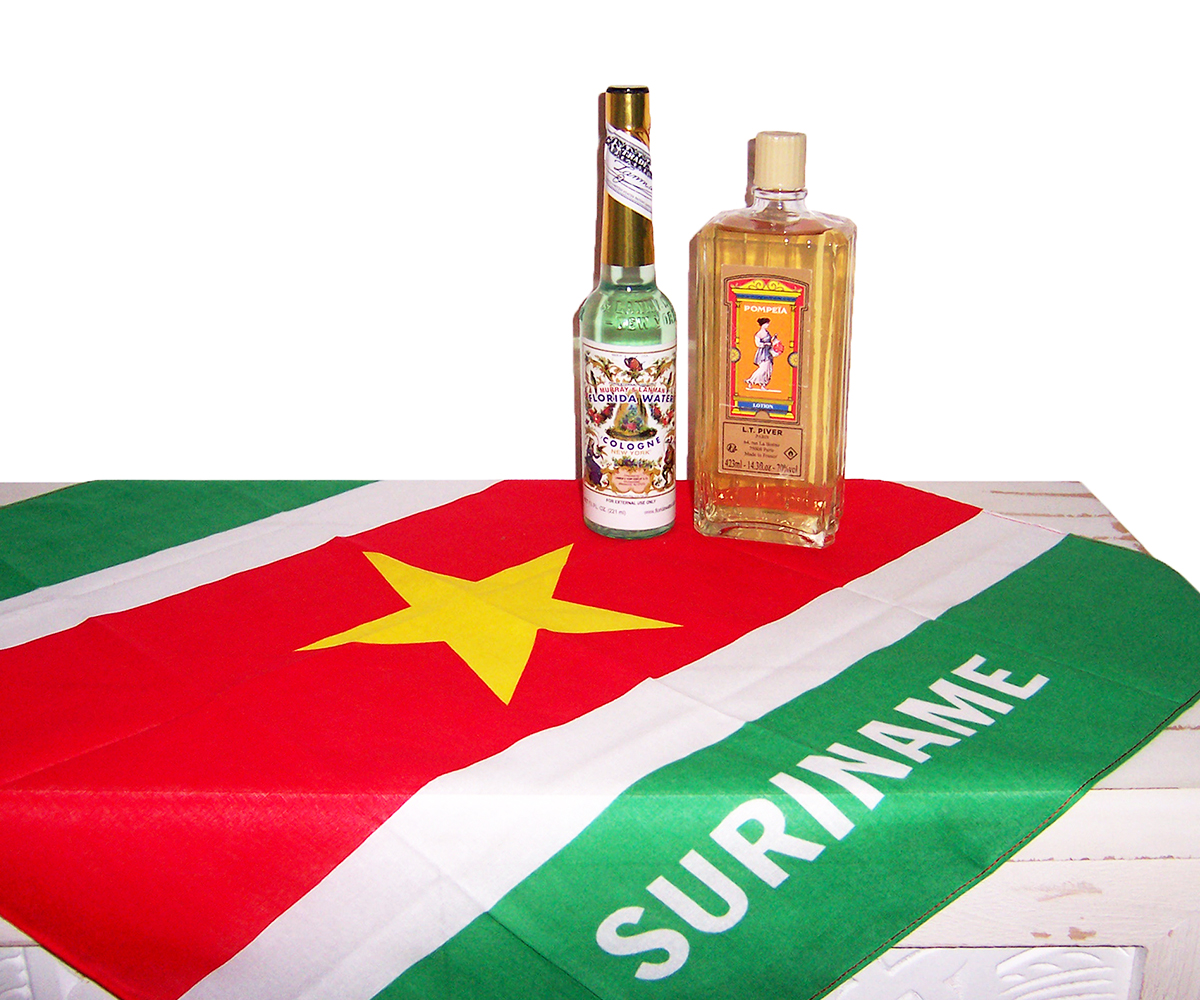 CADEAUSET Lotion Pompeïa + Florida Water + Zakdoek Suriname