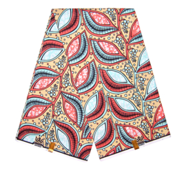 392 Afrikaanse stof | African Wax Print - Ankara fabric - high quality cotton | prijs / yard