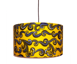 FLORENTINE afrikaanse lampenkap | Vlisco Wax Print | Ø 40 cm